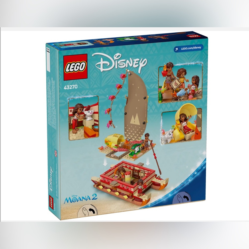 LEGO Disney Moana’s Adventure Canoe (43270) NEW in Sealed Box
